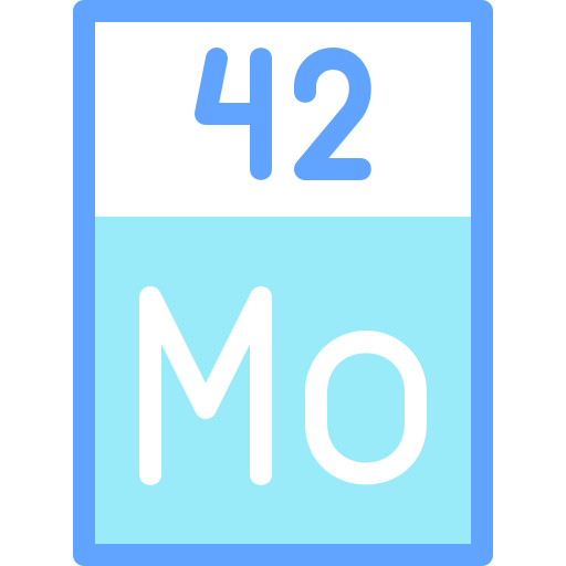molybdène Detailed color Lineal color Icône