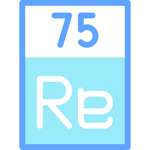 rhenium Detailed color Lineal color icoon