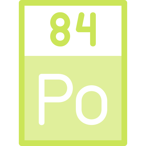 polonio Detailed color Lineal color icono