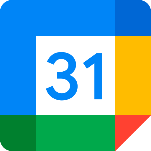 kalendarz google Brands Color ikona