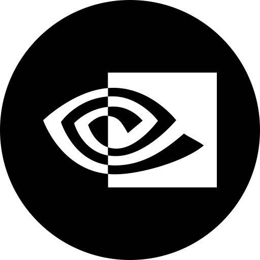 nvidia Brands Circular ikona