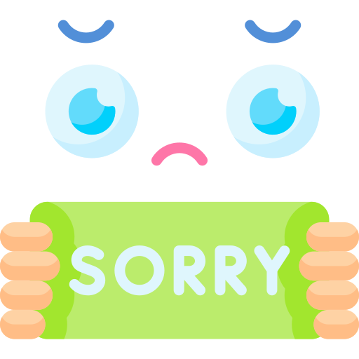 sorry Special Flat icoon