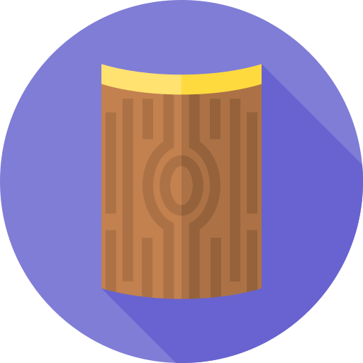 Bark Flat Circular Flat icon