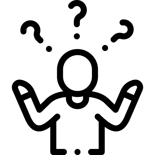 confus Detailed Rounded Lineal Icône