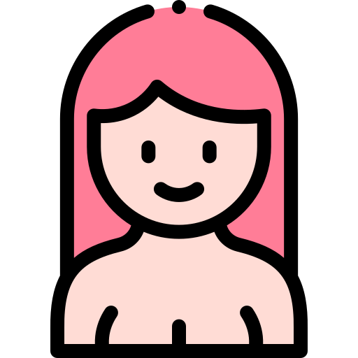 Nude Detailed Rounded Lineal color icon