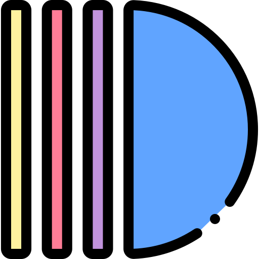 抽象的な形 Detailed Rounded Lineal color icon