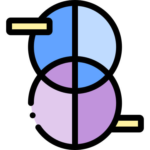 추상적인 모양 Detailed Rounded Lineal color icon