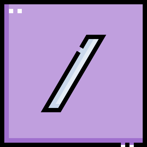 삭감 Detailed Straight Lineal color icon