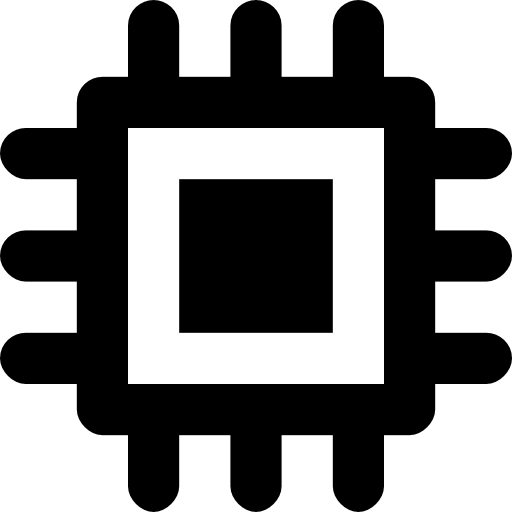 zentralprozessor Prosymbols Solid icon