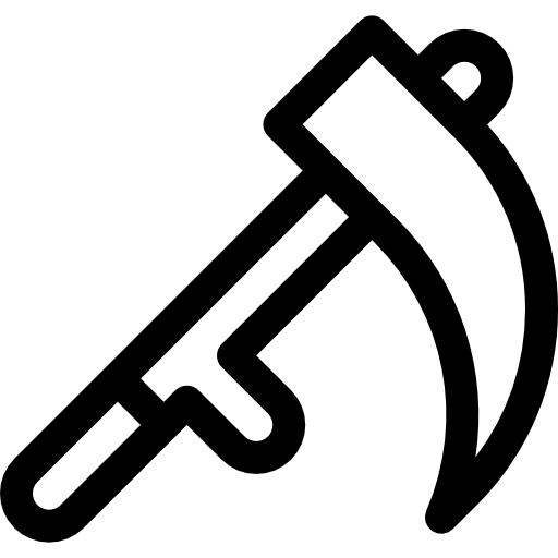 Коса Basic Rounded Lineal иконка