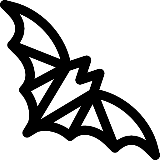 nietoperz Basic Rounded Lineal ikona