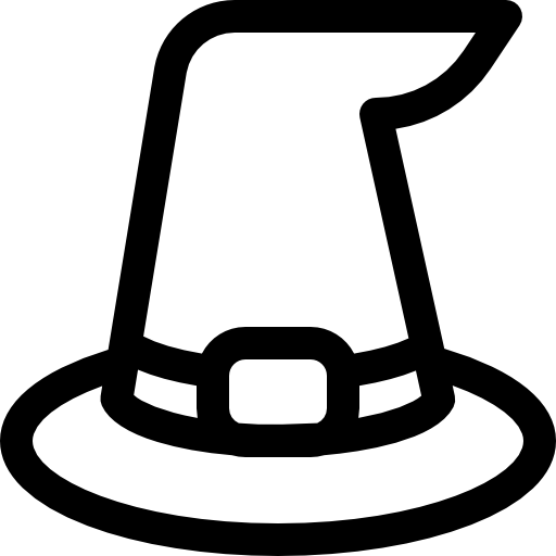 마녀 Basic Rounded Lineal icon