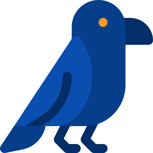 cuervo Basic Rounded Flat icono