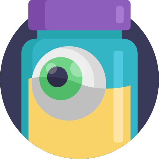 Eye Detailed Flat Circular Flat icon