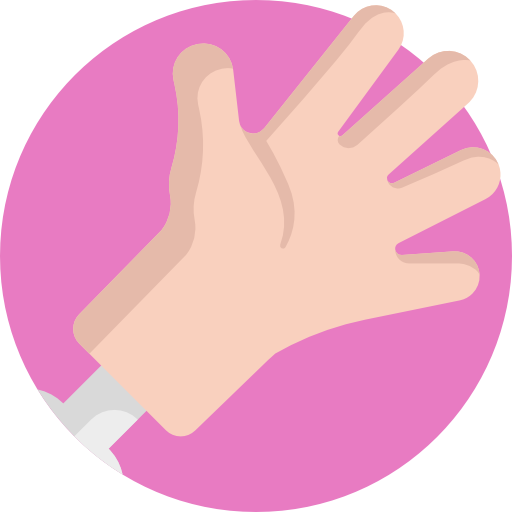 Hand Detailed Flat Circular Flat icon