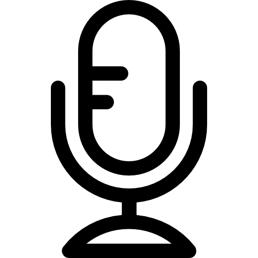 microfono Prosymbols Lineal icona