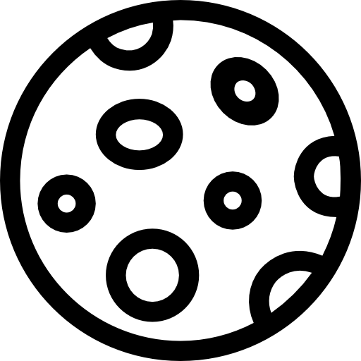 luna Prosymbols Lineal icona