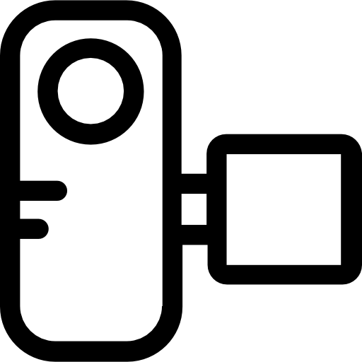 caméscope Prosymbols Lineal Icône