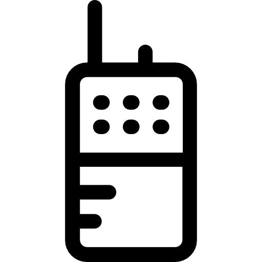 krótkofalówka Prosymbols Lineal ikona