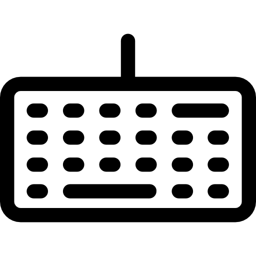 tastiera Prosymbols Lineal icona
