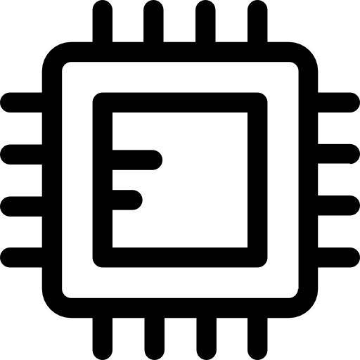 procesor Prosymbols Lineal ikona
