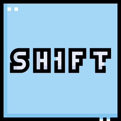 Shift Detailed Straight Lineal color icon