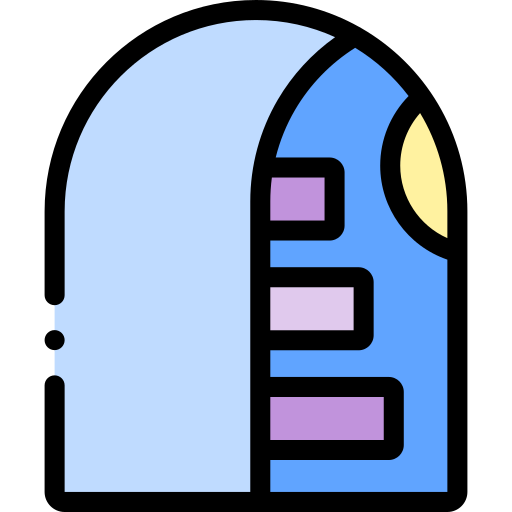 abstrakcyjny kształt Detailed Rounded Lineal color ikona