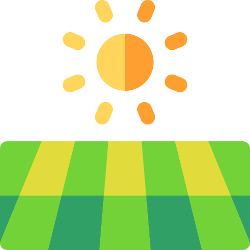 campo Basic Rounded Flat icono
