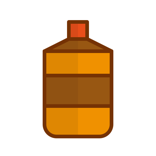 gallon Generic Outline Color icoon