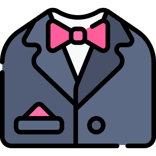 Groom suit Kawaii Lineal color icon