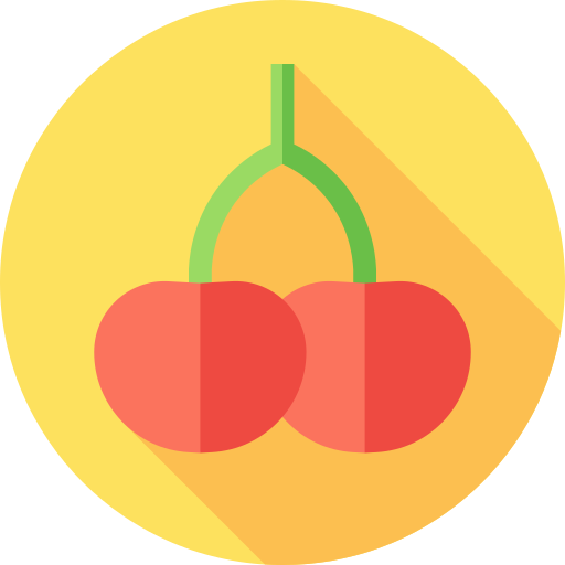 Cherry Flat Circular Flat icon