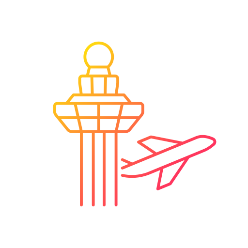 torre del aeropuerto Generic Gradient icono