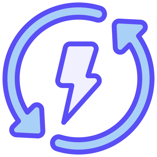 energia odnawialna Generic Blue ikona