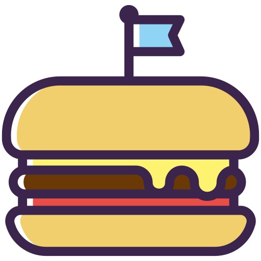 burger Generic Color Omission icon