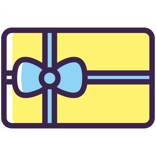 Gift card Generic Color Omission icon