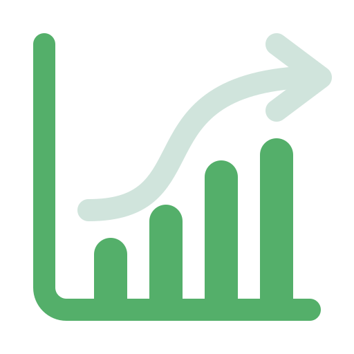 gráfico estadístico Generic Flat icono