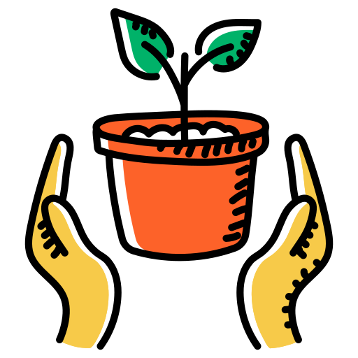Plant pot Generic Hand Drawn Color icon