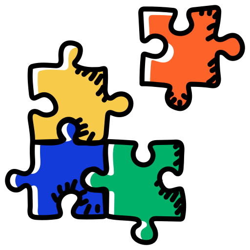 Puzzle Generic Hand Drawn Color icon
