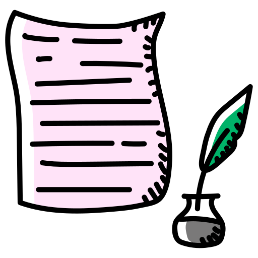 Quill Generic Hand Drawn Color icon