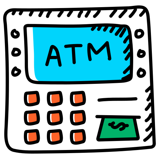 Atm Generic Hand Drawn Color icon