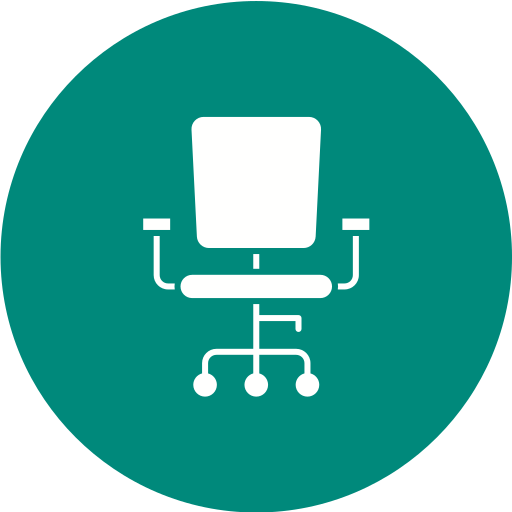 Office chair Generic Circular icon