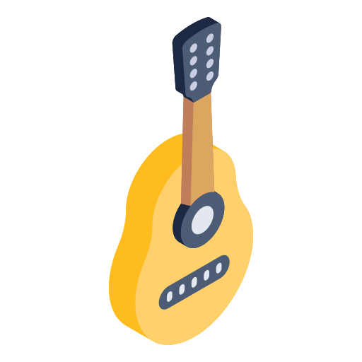 gitaar Generic Isometric icoon