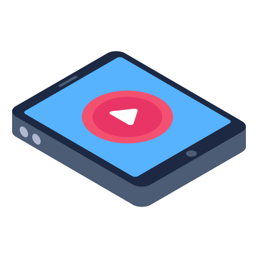 Mobile video Generic Isometric icon