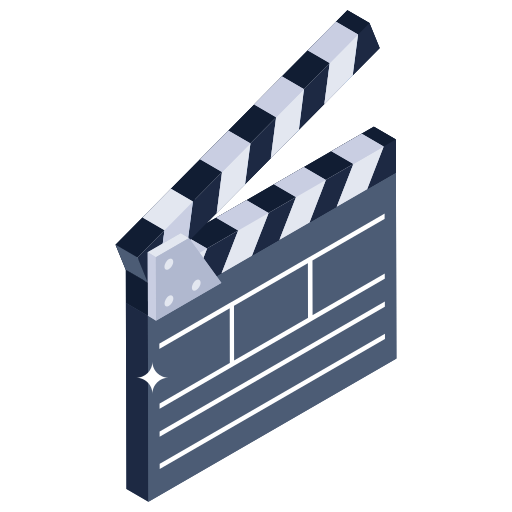 Clapperboard Generic Isometric icon