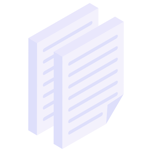 unterlagen Generic Isometric icon