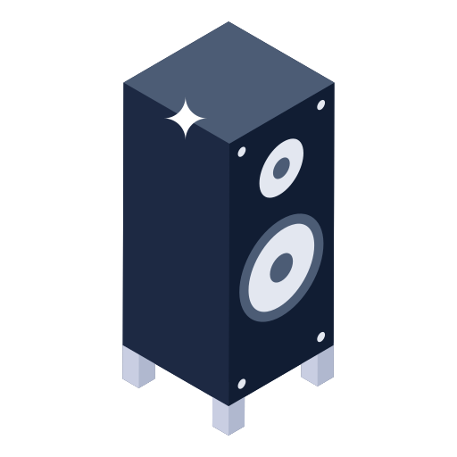 Sound speaker Generic Isometric icon