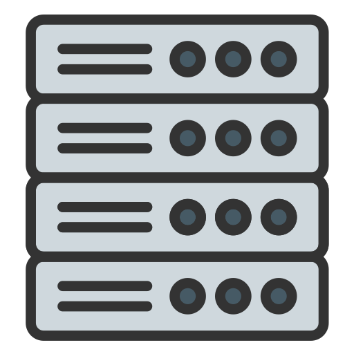 Сервер Generic Outline Color иконка