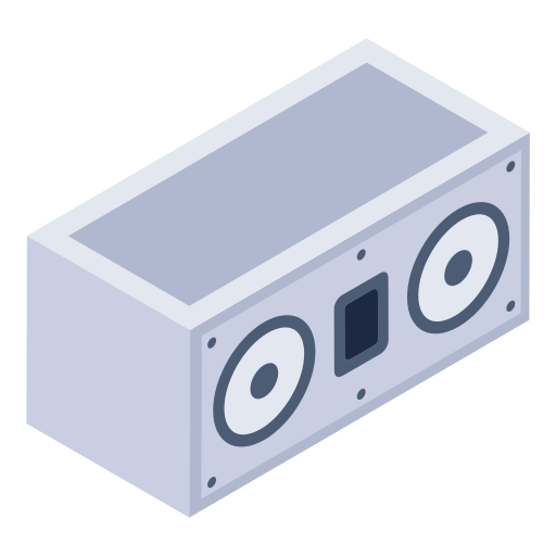 głośnik dźwiękowy Generic Isometric ikona