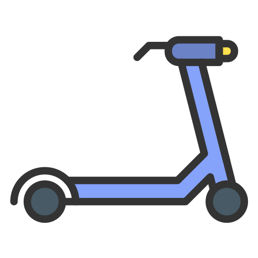 elektrische scooter Generic Outline Color icoon
