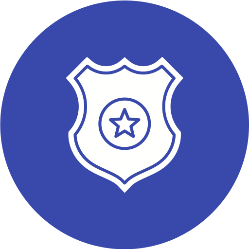 polizeiabzeichen Generic Circular icon